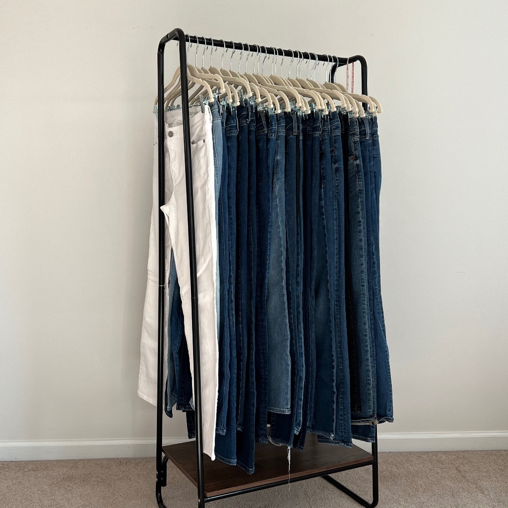 Gap True Skinny Jeans Medium Indigo Destroy Size 28 R